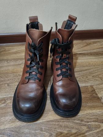 Кожанные ботинки