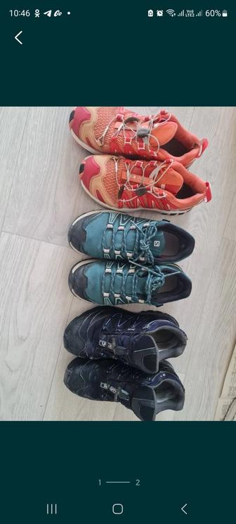 Продам кроссовки Salomon унисекс размер 39