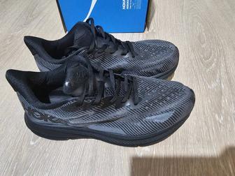 Hoka clifton 9 black беговые кроссовки