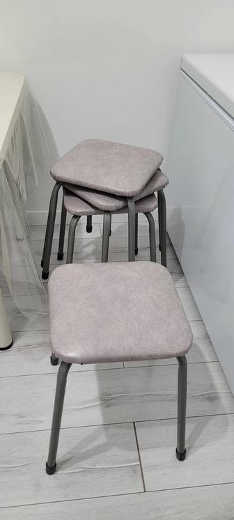 Табурет Bella 47x32x32 см, серый