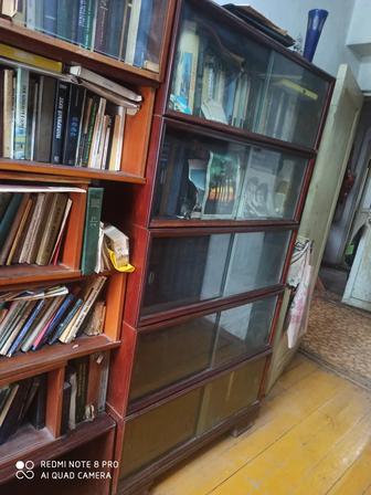 Антиквариат - дуб Сталинские полки- 1930-50гг. Массив, со стеклом