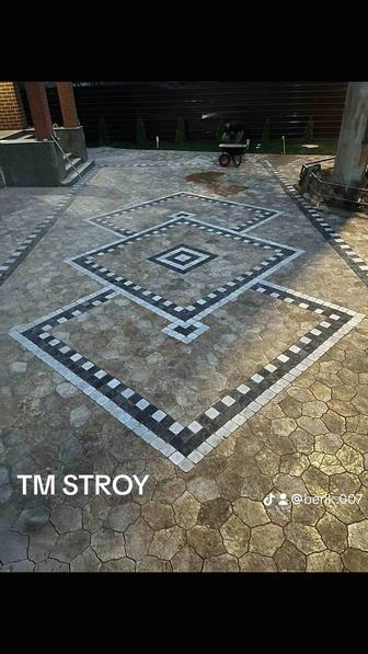 Укладка брусчатки и асфальта