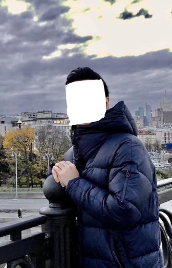 Пуховик мужской Pull and Bear