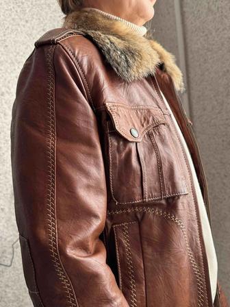 Мужская кожаная куртка Perfollo