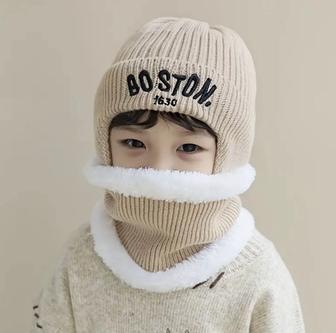 Шапочка и снуд детский до года новые