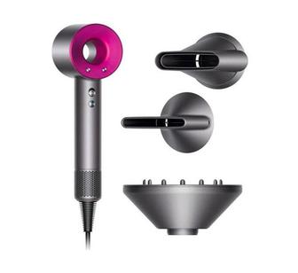 Фен Dyson HD07 Supersonic 412525-01 (синий/медь) с чехлом