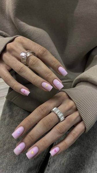 Акция на наращивание ногтей