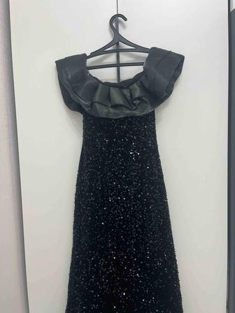 Вечернее платье (s) Шуба искусст 42-44.