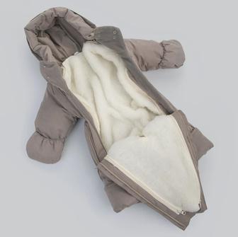 Детский комбинезон трансформер зима весна осень кокон