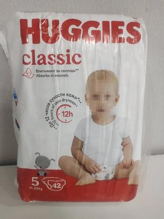 Подгузники Huggies classic 5