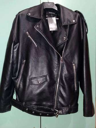 Косуха кожаная женская oversize.