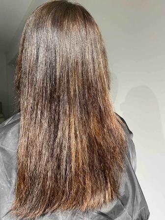 Кератиновое выпрямление