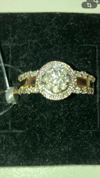 Кольцо с бриллиантами 585 пр.