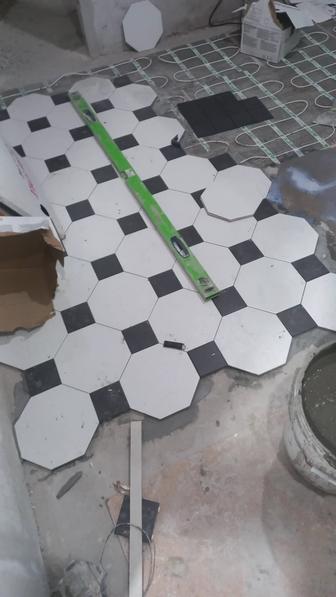 Ремонт санузел укладки плитки!