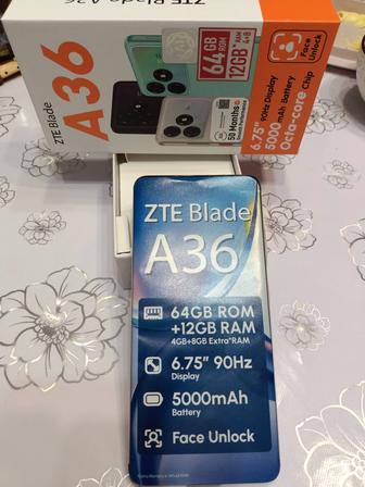 Продам новый смартфон ZTE A36