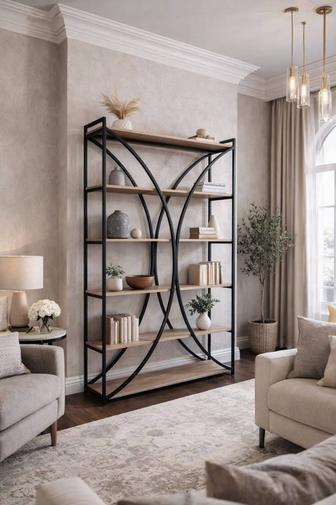 Дизайнерский стеллаж в стиле LOFT