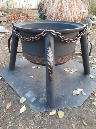 Костровая чаша, подказанник, мангал - 3 в 1.