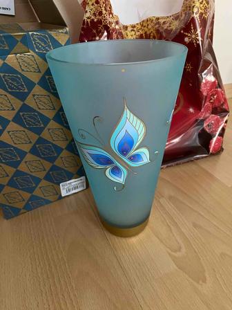 Ваза из богемского стекла (Чехия)