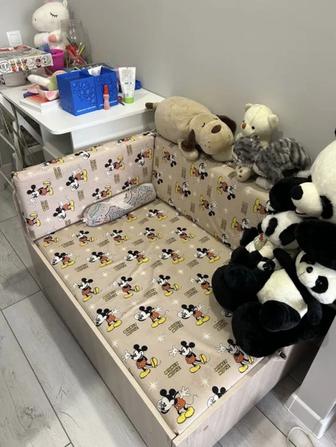 Задвижная (до 165см) Детская кроватка универсальная