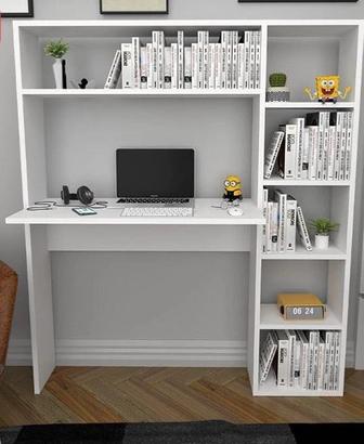 Стол письменный stolpis002, 114х40x140 см, белый