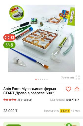 Подарок/ребенку/Муравьиная ферма