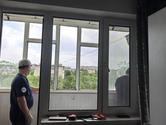 Окно с балкона