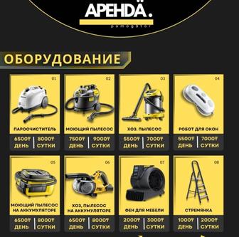 Аренда пароочистителя