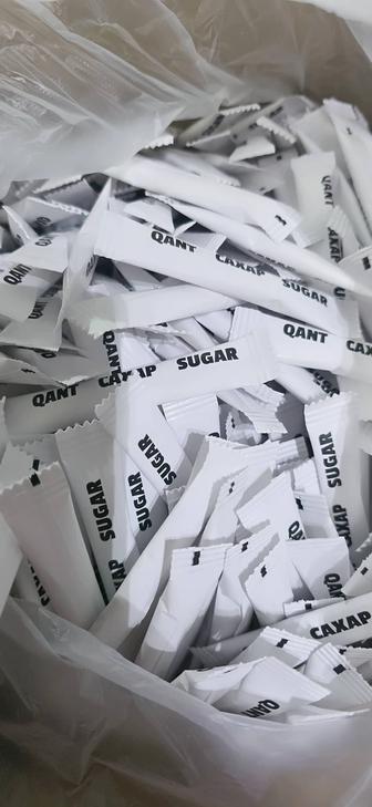 Порционный сахар в стиках с вашим логотипом