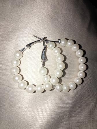 сережки-бусинки