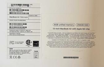 Ноутбук Apple MacBook Air 13 2022 13.6 / 8 Гб / SSD 256 Гб / macOS / MLXW3