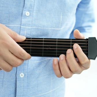 Карманный гитарный гриф для тренировки аккордов