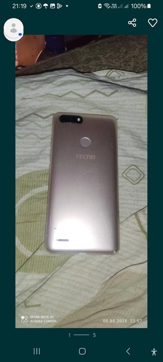Продам недорого смартфон TECNO с памятью 16 Гигабайт