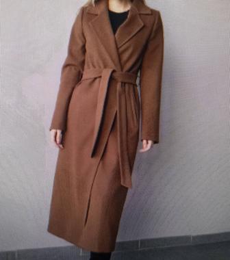 Пальто новое женское демисезонное Loreta коричневое