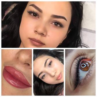 Перманентный Макияж Татуаж Бровей Век Губ