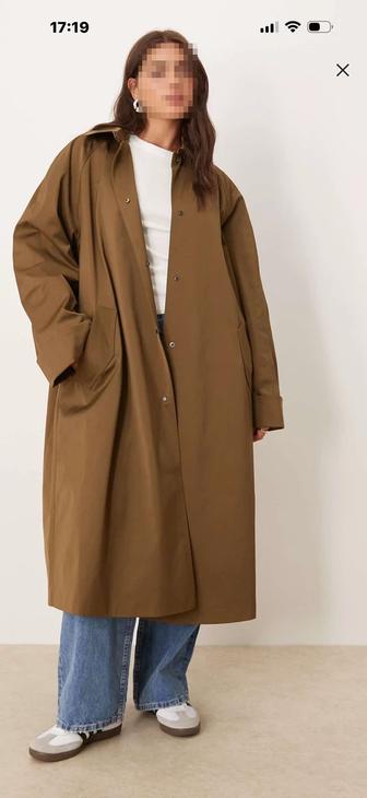 Тренч в цвете хаки новый 58 - 60 размера от ASOS design