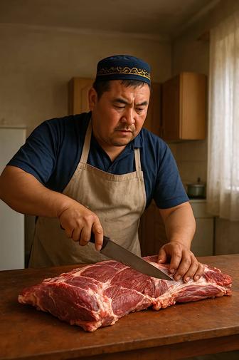 Қасапшы,касапшы,мясник,разделка