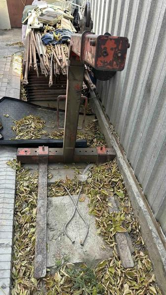 Кран. Захваты вилочные для паллет (поддон) (МикроКран) 1,5 тонн