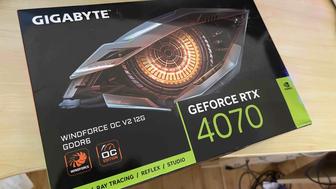 Видеокарта GIGABYTE Geforce RTX 4070 Windforce OC V2 12GB