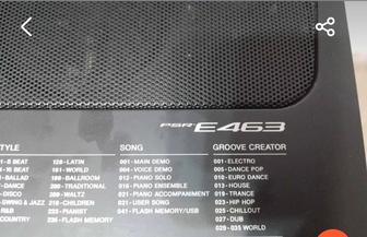 Продается Синтезатор Yamaha PSR-E463