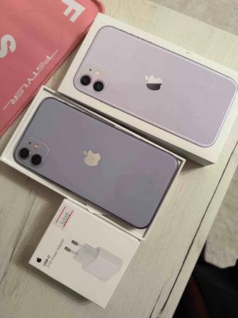 iPhone 11,128 mb, сиреневый