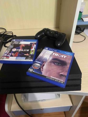 PlayStation 4 Pro 1tb и игры