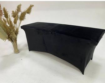 Чехол для кушетки, черный 180x60x70 см