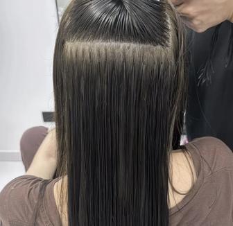 Обучение наращивания волос нитками, бонус обучение визажиста