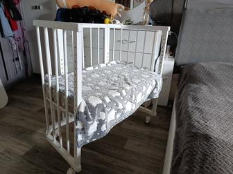 Приставная кроватка для новорожденных