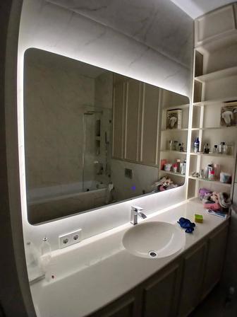 Зеркала с подсветкой на заказ Астана.