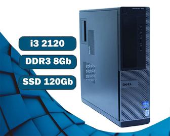 i3 2120/ 8Gb DELL Компьютер офисный на SSD