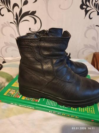 Сапоги 32 р/р кожа натуральный мех