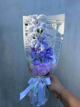 Плюшевый букет Гиацинт Из PINTEREST