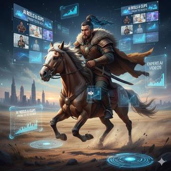 Экспертные ИИ-видео. Сделаю 30 Reels за 3 дня без съемок!