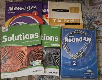 Продам учебники по английскому Messages,New RoundUp,Solutions,Total English
